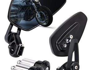 Rétroviseurs de guidon de moto compatibles avec