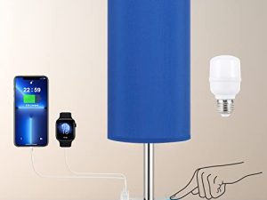 Lampes de table tactiles bleues pour garçon