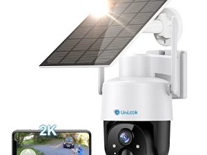 Caméras de sécurité solaires Unilook 2K sans