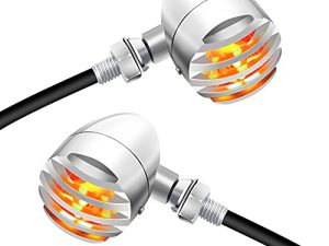 NTHREEAUTO Clignotants universels pour moto Bullet LED