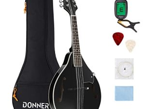 Donner A Style Mandoline Instrument Noir Débutant
