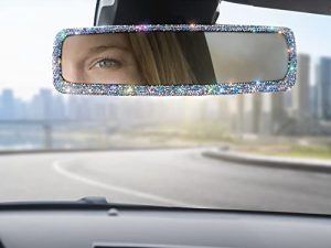 Rétroviseur de voiture en strass Bling