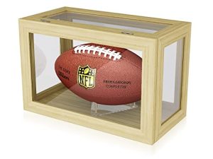 Vitrine de football avec support de support