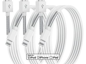 Chargeur Apple iPhone long 3 m