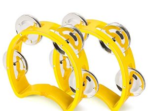 Flexzion Tambourin Hand Bell Percussion Instruments de