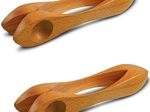 2 Pièces Cuillères Musicales en Bois Instrument