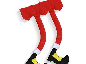 Décoration de jambe de Père Noël EcoNour