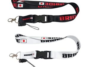 2pcs lanière tour de cou porte-clés japon