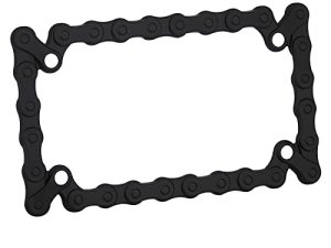 TC Sportline LPF245-BK Cadre de plaque d'immatriculation