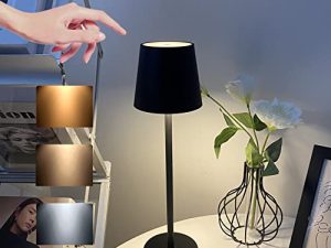 BGFHome Lampe de table LED sans fil