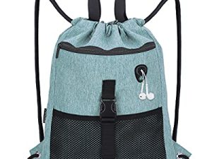 LIVACASA Sac à Cordon Gym avec Poches