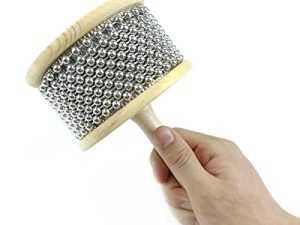 LOONELO Cabasa à Main en Bois avec