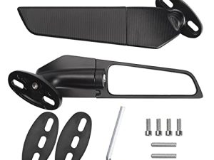 Lot de 2 rétroviseurs de moto modifiés