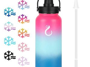 Opard Bouteille d'eau en acier inoxydable