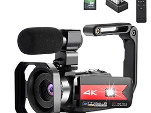 Caméra vidéo OIEXI Caméscope 4K Vlog pour
