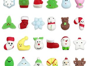 Jofan 24 PCS Noël Mochi Squishy Jouets