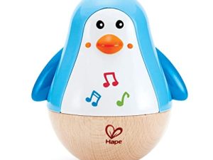 Hape Pingouin Musical Wobbler | Pingouin mélodieux