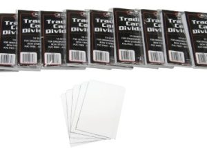 (10) Paquets de cartes intercalaires BCW Brand