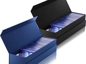 2 Pcs Trading Card Storage Box Magnetic