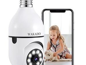 WAKADO Caméra de sécurité sans fil avec