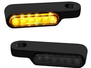 NTHREEAUTO Guidon Clignotants LED Mini Moto Clignotants