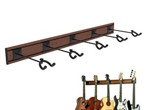 Cintres muraux pour guitare avec 5 crochets