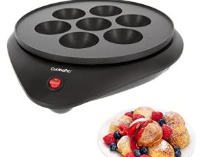 Ebelskiver Maker - Boulanger électrique antiadhésif pour