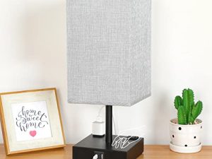 Lampe de chevet avec ports USB -