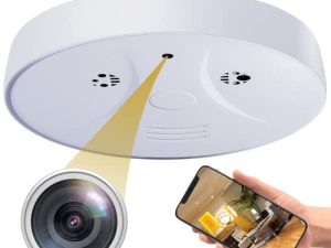 NIJAMS Caméra de sécurité intérieure avec détecteur