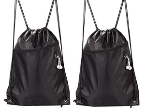 2 Pièces Sac à Cordon avec Fermeture
