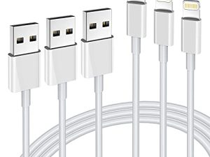 Chargeur iPhone 3 Pack Apple MFi certifié