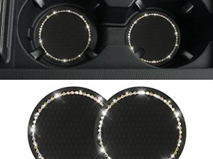 Lot de 2 sous-verres porte-gobelets de voiture