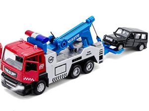 haomsj Jouet Dépanneuse Pull Back Toy Cars
