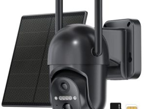 Caméra de sécurité solaire cellulaire 4G LTE