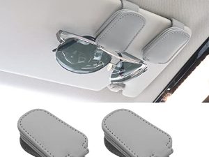 SUNCARACCL Lot de 2 porte-lunettes de soleil