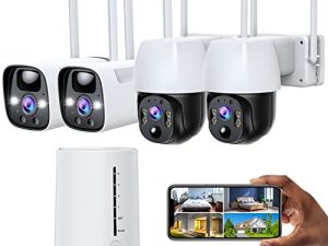 【100% sans fil + 4MP】CAMBLINK Système de