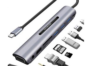 Adaptateur USB C Hub HDMI VGA [Mise