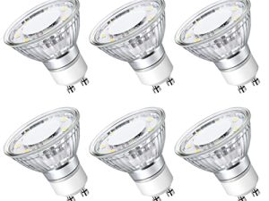 LE Lot de 6 ampoules LED GU10