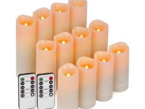 Bougies sans flamme Enido Bougies LED Bougies