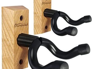 Lot de 2 supports muraux pour guitare