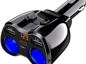 Chargeur de voiture USB C