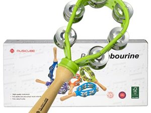 MUSICUBE Tambourin pour adultes Tambourin à percussion