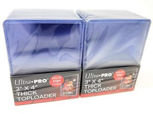 2 packs Ultra Pro 55pt Top Loader