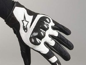 Gants de moto en cuir ventilé Alpinestars
