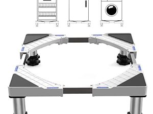 SEISSO Support de réfrigérateur réglable pour lave-linge