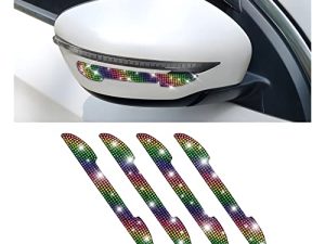 Lot de 4 autocollants anti-rayures pour rétroviseur