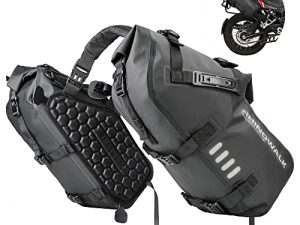 Rhinowalk Sacoches de moto étanches 28L (14L