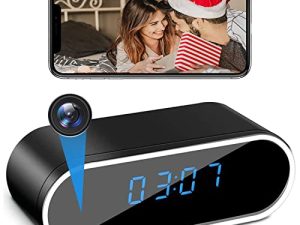 JesCookal Caméra Cachée Horloge HD 1080P WiFi