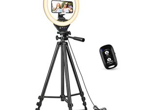 Sensyne 10'' Ring Light avec trépied extensible