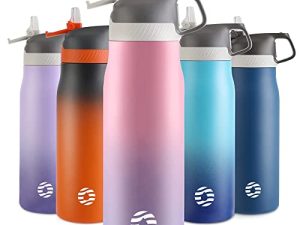 FJbottle Bouteille d'eau isotherme avec couvercle en